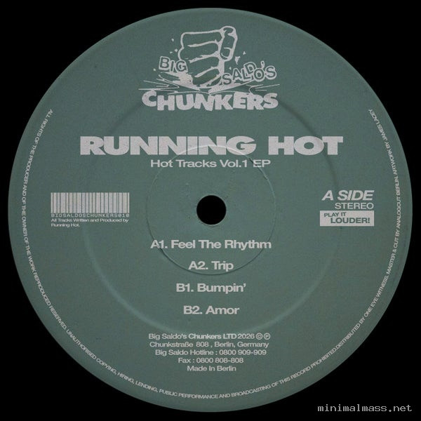 Running Hot – HOT TRACKS VOL. 1 EP