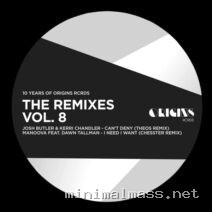 VA – The Remixes Vol. 8 (10 Years of ORIGINS RCRDS) cover
