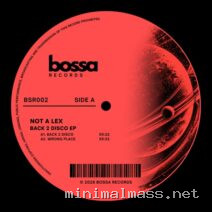 Not A Lex – Back 2 Disco EP cover
