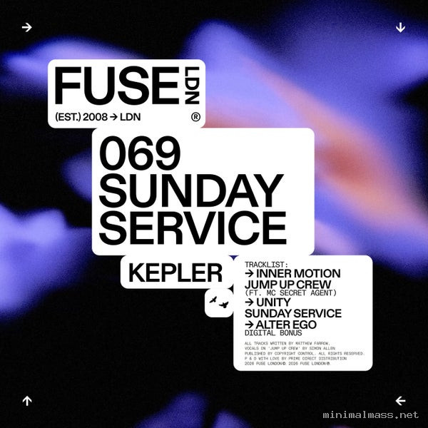 Kepler (UK), Mc Secret Agent - Sunday Service - EP [Fuse London]